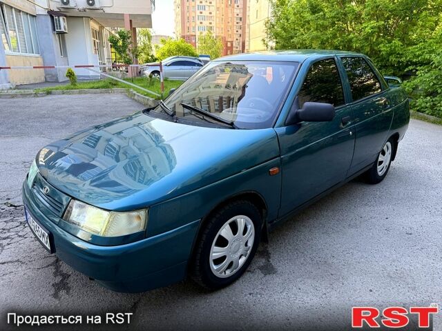 Зеленый ВАЗ 2110, объемом двигателя 1.5 л и пробегом 200 тыс. км за 1950 $, фото 1 на Automoto.ua