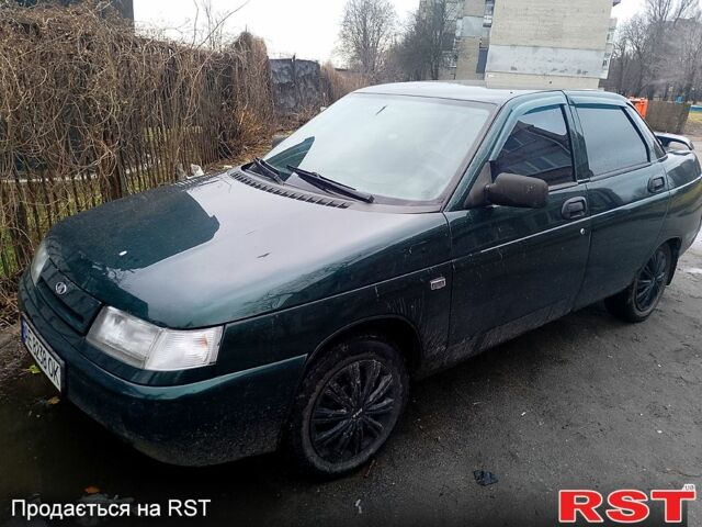 Зеленый ВАЗ 2110, объемом двигателя 1.5 л и пробегом 210 тыс. км за 1800 $, фото 1 на Automoto.ua
