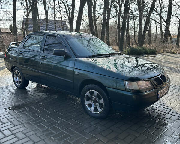 Зеленый ВАЗ 2110, объемом двигателя 1.5 л и пробегом 310 тыс. км за 1700 $, фото 1 на Automoto.ua