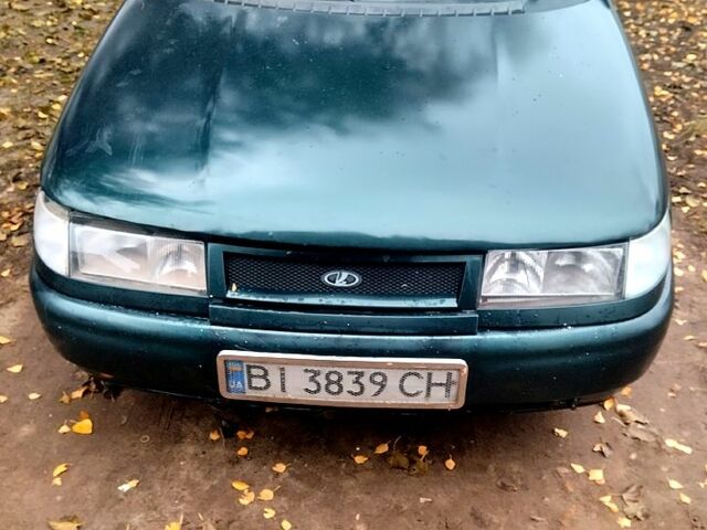 Зеленый ВАЗ 2110, объемом двигателя 1.5 л и пробегом 425 тыс. км за 1500 $, фото 1 на Automoto.ua