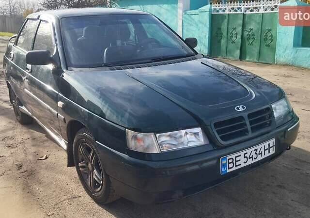 Зеленый ВАЗ 2110, объемом двигателя 1.5 л и пробегом 190 тыс. км за 1850 $, фото 1 на Automoto.ua