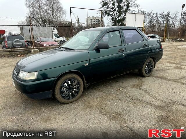 Зеленый ВАЗ 2110, объемом двигателя 1.5 л и пробегом 200 тыс. км за 1950 $, фото 1 на Automoto.ua