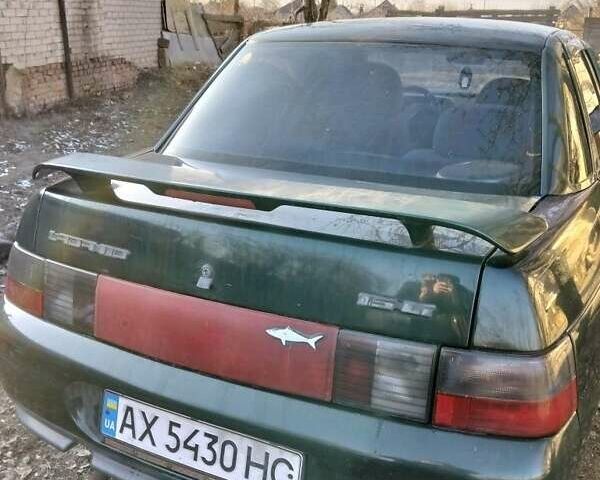 Зеленый ВАЗ 2110, объемом двигателя 1 л и пробегом 220 тыс. км за 1918 $, фото 1 на Automoto.ua