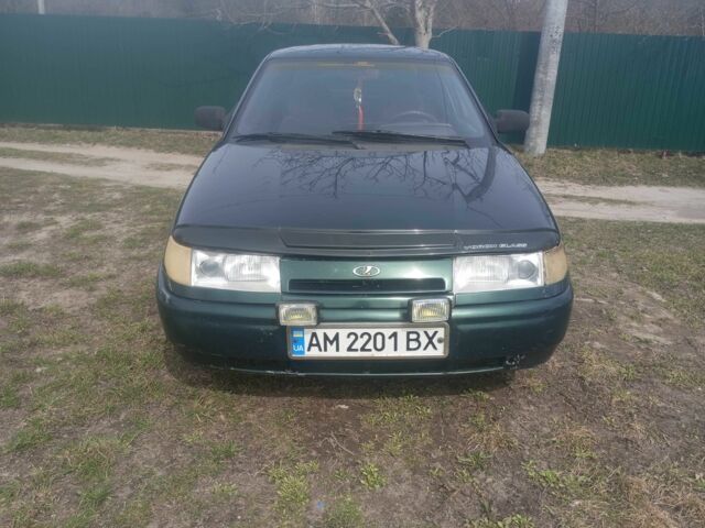 Зеленый ВАЗ 2110, объемом двигателя 1.5 л и пробегом 100 тыс. км за 900 $, фото 1 на Automoto.ua