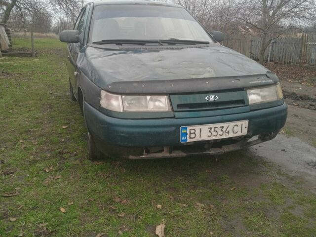 Зеленый ВАЗ 2110, объемом двигателя 1.5 л и пробегом 100 тыс. км за 800 $, фото 1 на Automoto.ua