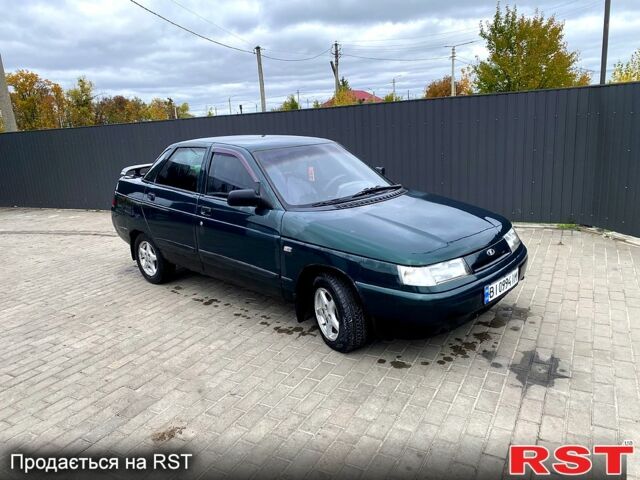 Зелений ВАЗ 2110, об'ємом двигуна 1.5 л та пробігом 170 тис. км за 1600 $, фото 1 на Automoto.ua