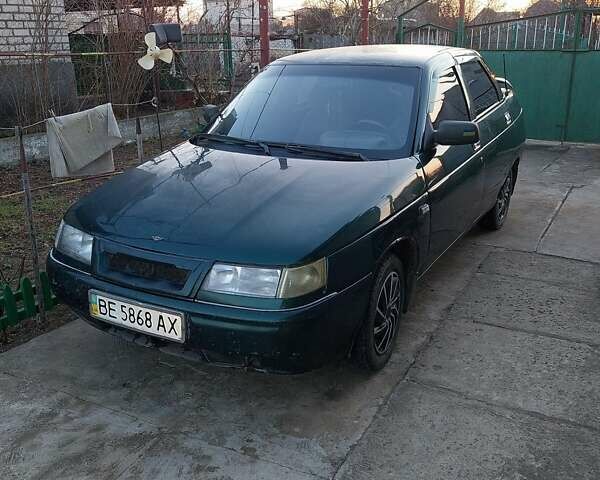Зеленый ВАЗ 2110, объемом двигателя 1.5 л и пробегом 271 тыс. км за 1800 $, фото 1 на Automoto.ua