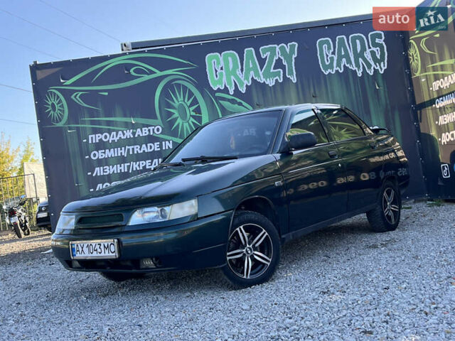 Зеленый ВАЗ 2110, объемом двигателя 1.5 л и пробегом 400 тыс. км за 1999 $, фото 1 на Automoto.ua