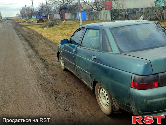 Зеленый ВАЗ 2110, объемом двигателя 1.6 л и пробегом 350 тыс. км за 640 $, фото 1 на Automoto.ua