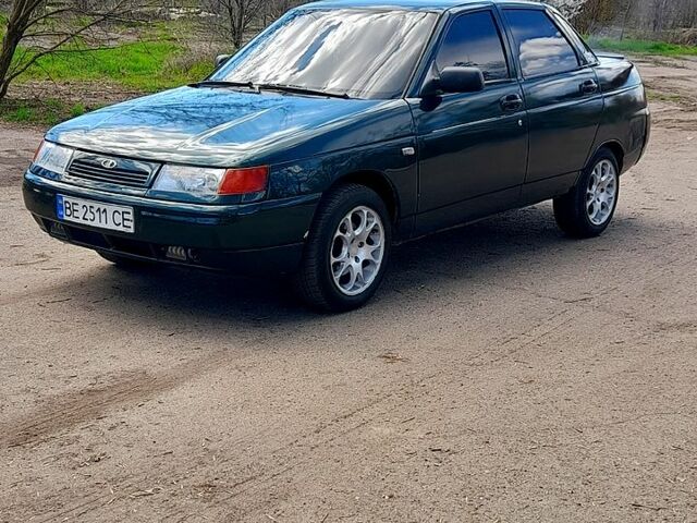 Зеленый ВАЗ 2110, объемом двигателя 1.5 л и пробегом 195 тыс. км за 2000 $, фото 1 на Automoto.ua