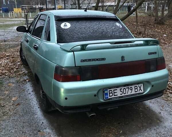 Зеленый ВАЗ 2110, объемом двигателя 1.5 л и пробегом 280 тыс. км за 2698 $, фото 1 на Automoto.ua