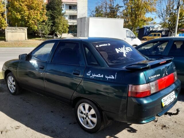 Зеленый ВАЗ 2110, объемом двигателя 5 л и пробегом 1000 тыс. км за 1400 $, фото 1 на Automoto.ua