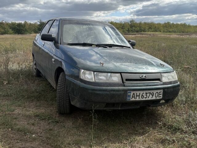 Зеленый ВАЗ 2110, объемом двигателя 1.5 л и пробегом 195 тыс. км за 1456 $, фото 1 на Automoto.ua