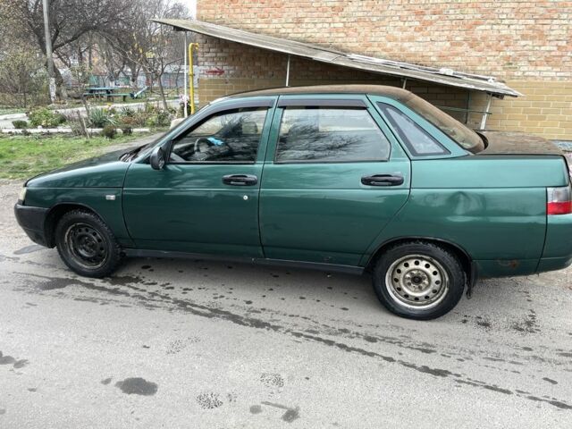 Зеленый ВАЗ 2110, объемом двигателя 1.5 л и пробегом 243 тыс. км за 1308 $, фото 1 на Automoto.ua