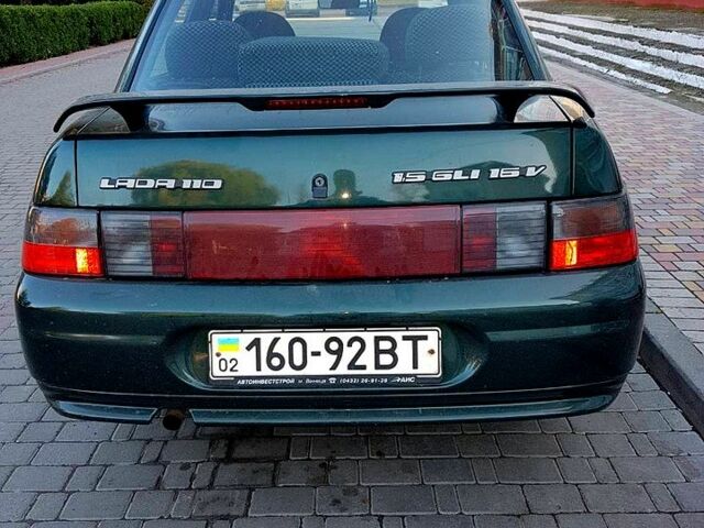 Зеленый ВАЗ 2110, объемом двигателя 1.6 л и пробегом 84 тыс. км за 2600 $, фото 1 на Automoto.ua