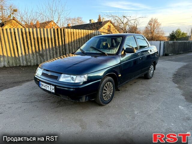 Зелений ВАЗ 2110, об'ємом двигуна 1.6 л та пробігом 200 тис. км за 1200 $, фото 1 на Automoto.ua