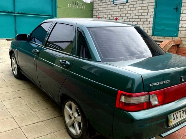 Зеленый ВАЗ 2110, объемом двигателя 1.6 л и пробегом 232 тыс. км за 1320 $, фото 1 на Automoto.ua