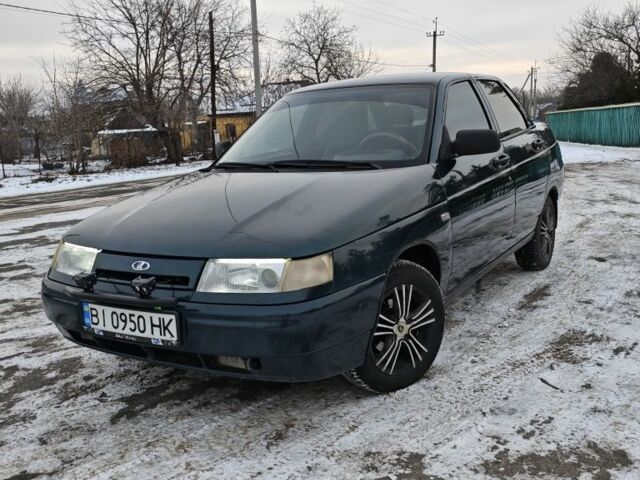 Зелений ВАЗ 2110, об'ємом двигуна 1.6 л та пробігом 240 тис. км за 2350 $, фото 1 на Automoto.ua