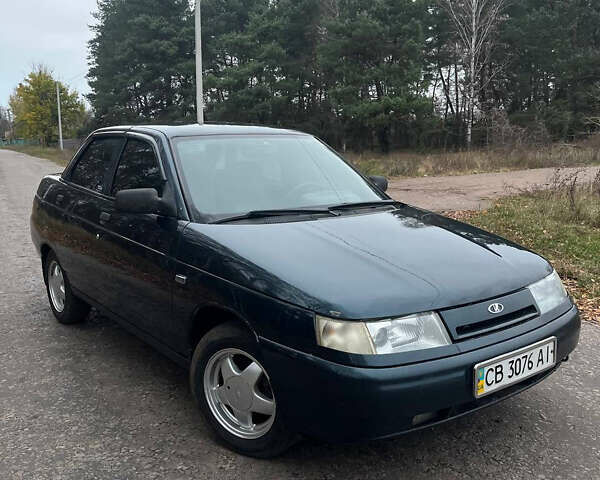 Зеленый ВАЗ 2110, объемом двигателя 1.6 л и пробегом 180 тыс. км за 2550 $, фото 1 на Automoto.ua