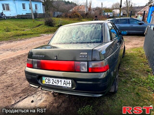 Зеленый ВАЗ 2110, объемом двигателя 1.6 л и пробегом 192 тыс. км за 1300 $, фото 1 на Automoto.ua