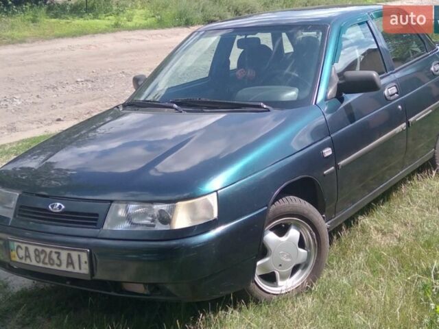Зелений ВАЗ 2110, об'ємом двигуна 1.6 л та пробігом 123 тис. км за 3400 $, фото 1 на Automoto.ua