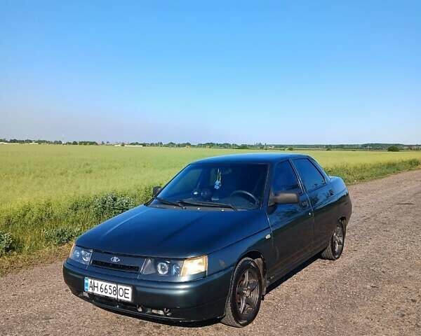 Зелений ВАЗ 2110, об'ємом двигуна 1.6 л та пробігом 281 тис. км за 2000 $, фото 1 на Automoto.ua