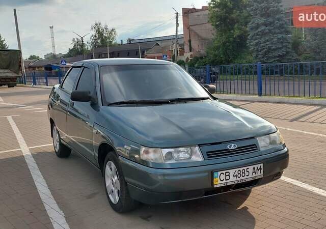 Зеленый ВАЗ 2110, объемом двигателя 1.6 л и пробегом 216 тыс. км за 2650 $, фото 1 на Automoto.ua