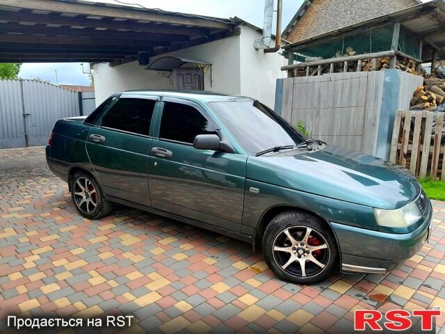 Зеленый ВАЗ 2110, объемом двигателя 1.6 л и пробегом 187 тыс. км за 3199 $, фото 1 на Automoto.ua