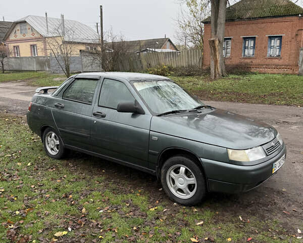 Зеленый ВАЗ 2110, объемом двигателя 1.6 л и пробегом 220 тыс. км за 2500 $, фото 1 на Automoto.ua