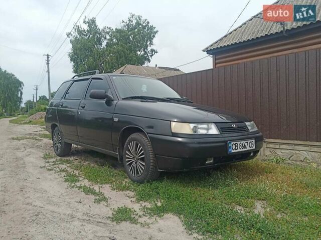 Черный ВАЗ 2111, объемом двигателя 1.6 л и пробегом 195 тыс. км за 2500 $, фото 1 на Automoto.ua
