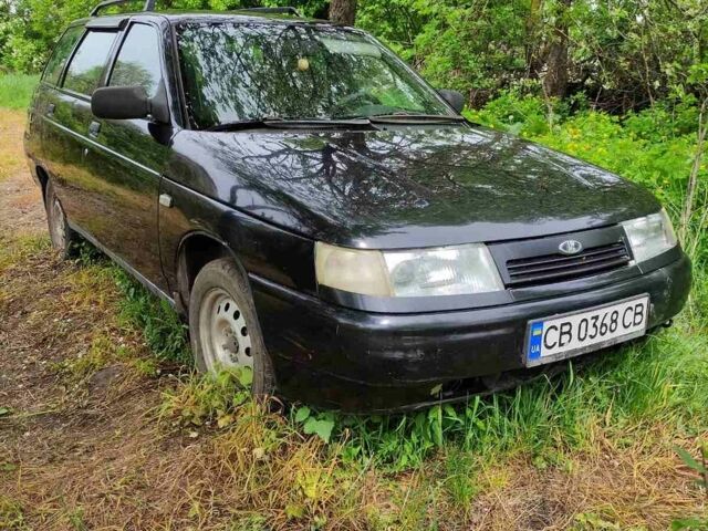 Черный ВАЗ 2111, объемом двигателя 1.6 л и пробегом 258 тыс. км за 1300 $, фото 1 на Automoto.ua