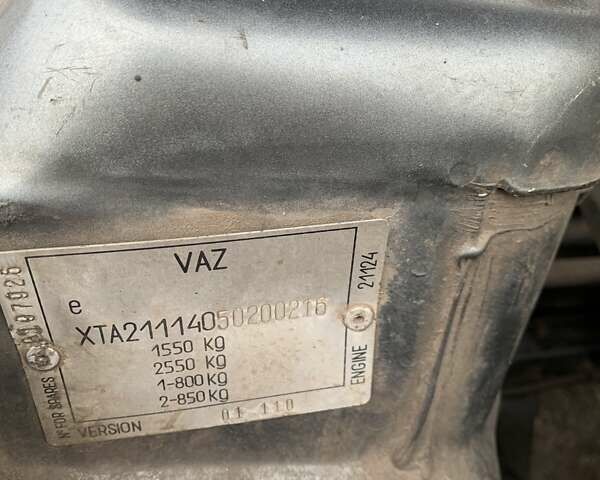 Серый ВАЗ 2111, объемом двигателя 1.6 л и пробегом 170 тыс. км за 1600 $, фото 1 на Automoto.ua