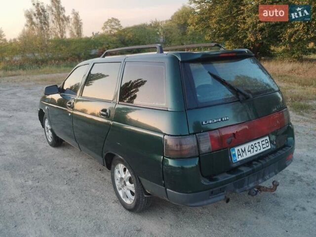 Зеленый ВАЗ 2111, объемом двигателя 1.5 л и пробегом 287 тыс. км за 1400 $, фото 1 на Automoto.ua