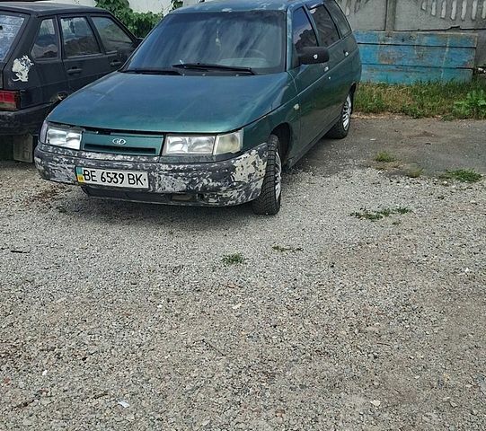 Зеленый ВАЗ 2111, объемом двигателя 1.6 л и пробегом 220 тыс. км за 500 $, фото 1 на Automoto.ua