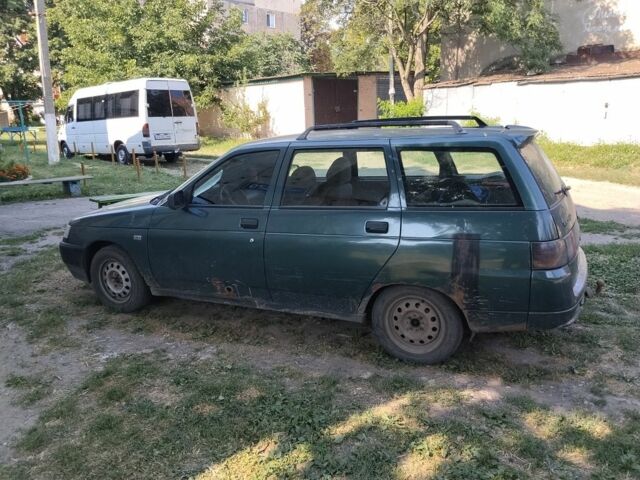 Зеленый ВАЗ 2111, объемом двигателя 1 л и пробегом 240 тыс. км за 1002 $, фото 1 на Automoto.ua