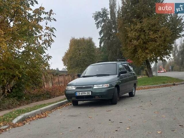 Зеленый ВАЗ 2111, объемом двигателя 1.6 л и пробегом 219 тыс. км за 1600 $, фото 1 на Automoto.ua