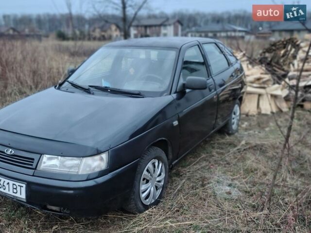 Черный ВАЗ 2112, объемом двигателя 1.6 л и пробегом 313 тыс. км за 1000 $, фото 1 на Automoto.ua