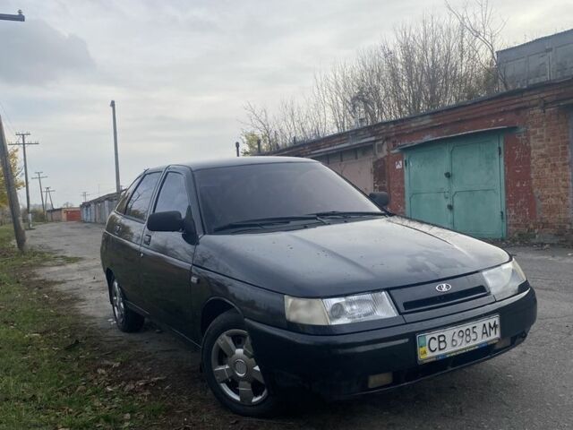 Черный ВАЗ 2112, объемом двигателя 1.6 л и пробегом 294 тыс. км за 1800 $, фото 1 на Automoto.ua