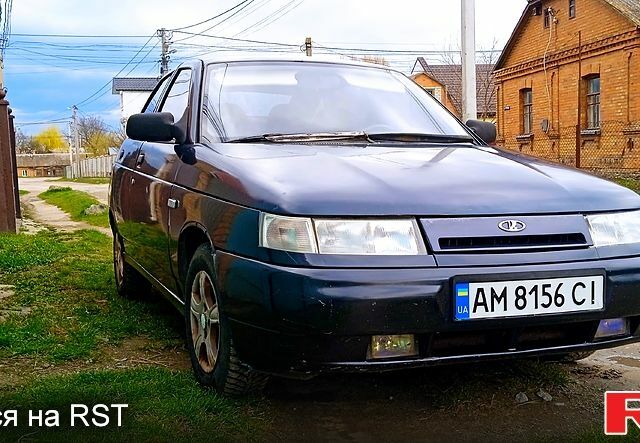 Черный ВАЗ 2112, объемом двигателя 1.6 л и пробегом 189 тыс. км за 1600 $, фото 1 на Automoto.ua