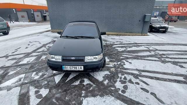 Черный ВАЗ 2112, объемом двигателя 1.6 л и пробегом 87 тыс. км за 2100 $, фото 1 на Automoto.ua