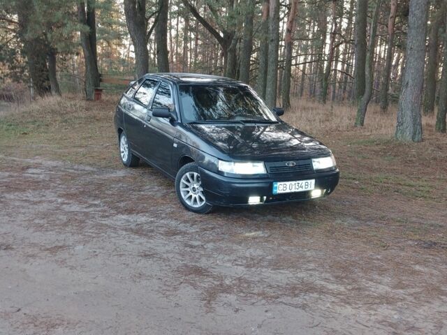 Черный ВАЗ 2112, объемом двигателя 1.6 л и пробегом 181 тыс. км за 1750 $, фото 1 на Automoto.ua