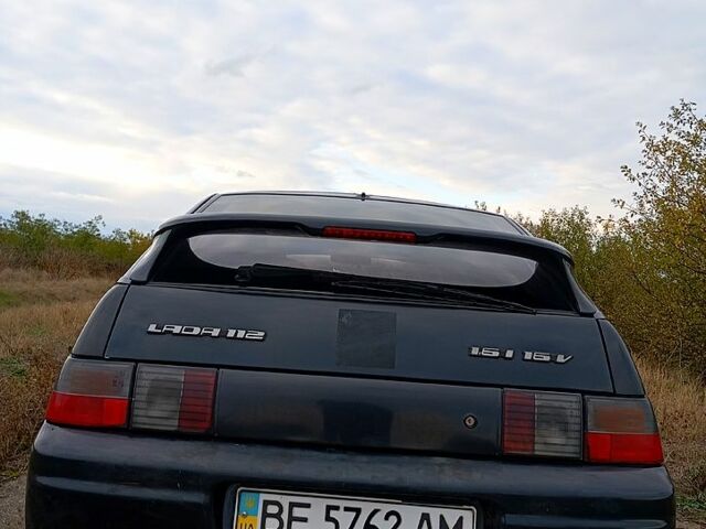 Черный ВАЗ 2112, объемом двигателя 1.6 л и пробегом 85 тыс. км за 2200 $, фото 1 на Automoto.ua