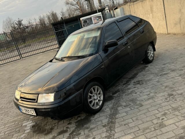 Черный ВАЗ 2112, объемом двигателя 1.6 л и пробегом 100 тыс. км за 1300 $, фото 1 на Automoto.ua