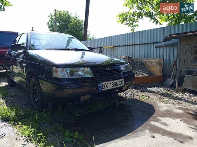 Черный ВАЗ 2112, объемом двигателя 1.6 л и пробегом 210 тыс. км за 1500 $, фото 1 на Automoto.ua