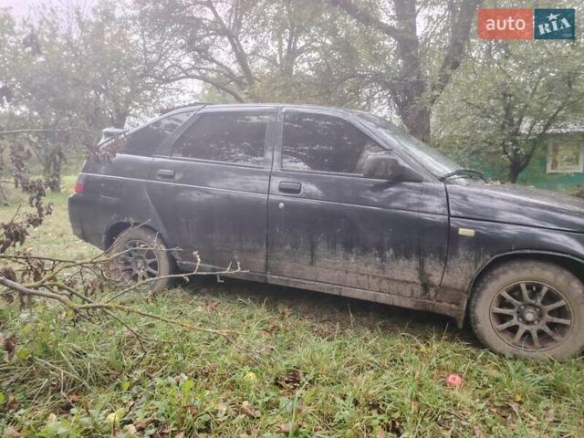 Черный ВАЗ 2112, объемом двигателя 1.6 л и пробегом 200 тыс. км за 1800 $, фото 1 на Automoto.ua