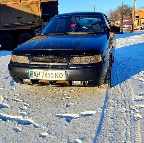 Черный ВАЗ 2112, объемом двигателя 1.6 л и пробегом 180 тыс. км за 1340 $, фото 1 на Automoto.ua