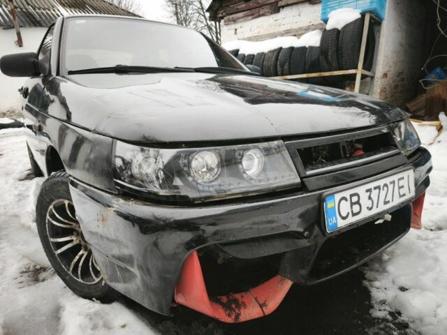 Черный ВАЗ 2112, объемом двигателя 1.6 л и пробегом 300 тыс. км за 1450 $, фото 1 на Automoto.ua