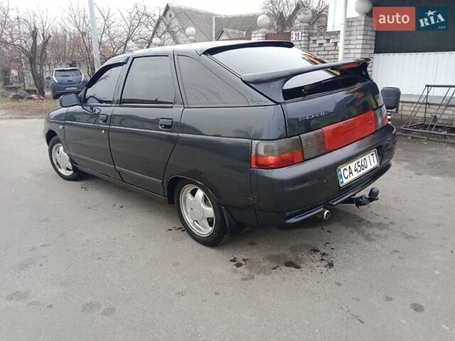 Черный ВАЗ 2112, объемом двигателя 1.6 л и пробегом 200 тыс. км за 2300 $, фото 1 на Automoto.ua