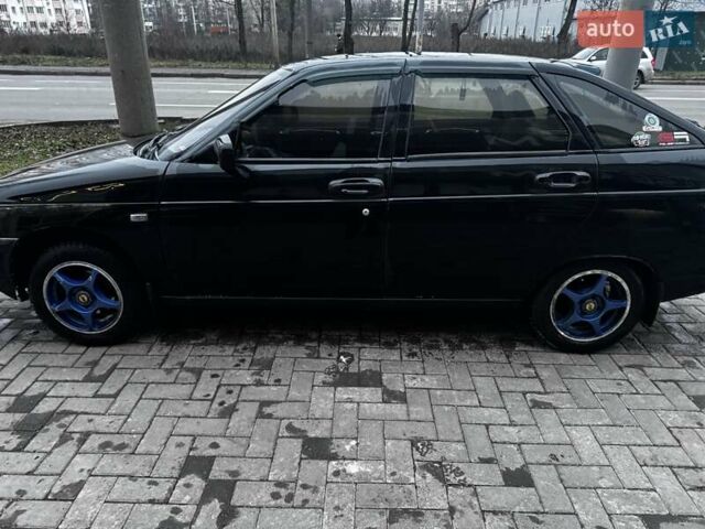 Черный ВАЗ 2112, объемом двигателя 1.6 л и пробегом 195 тыс. км за 2300 $, фото 1 на Automoto.ua