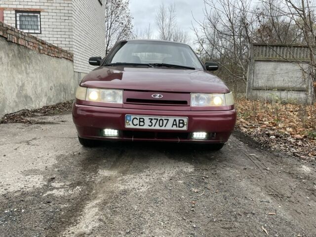 Красный ВАЗ 2112, объемом двигателя 1.6 л и пробегом 158 тыс. км за 1950 $, фото 1 на Automoto.ua